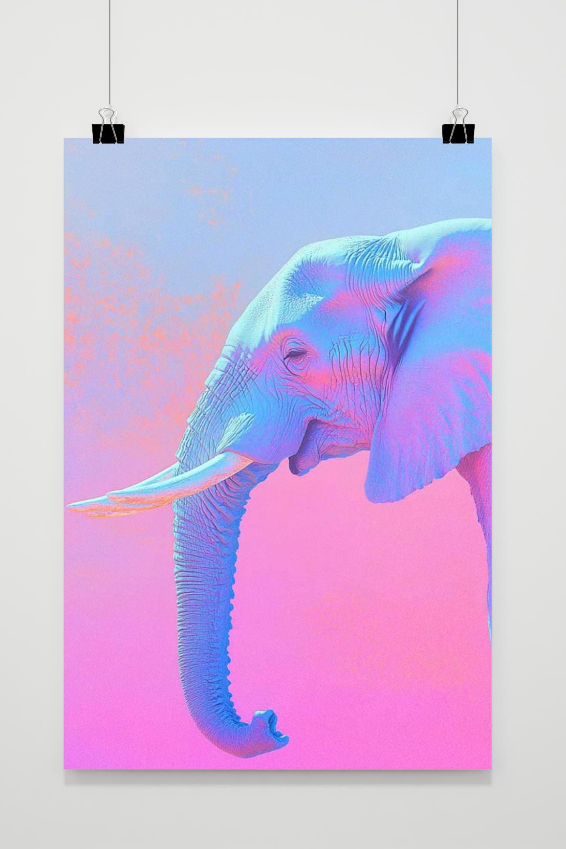 Affiche Éléphant de 25 Artstreet