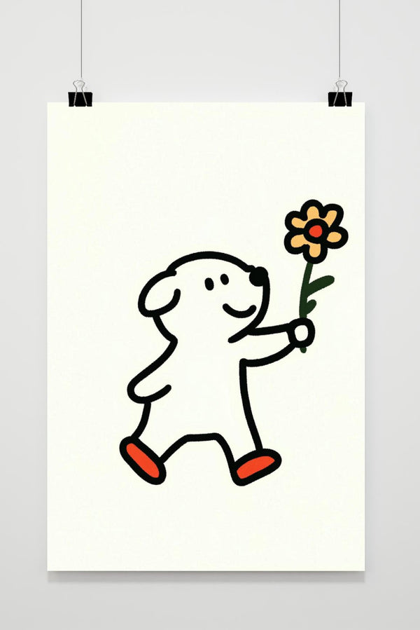 Hond Bloem poster