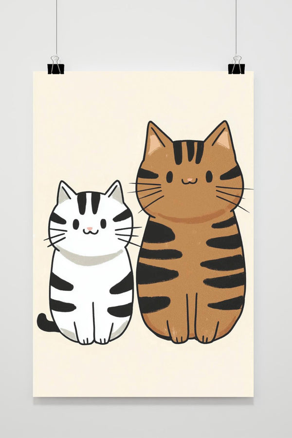 Katten Cartoon poster