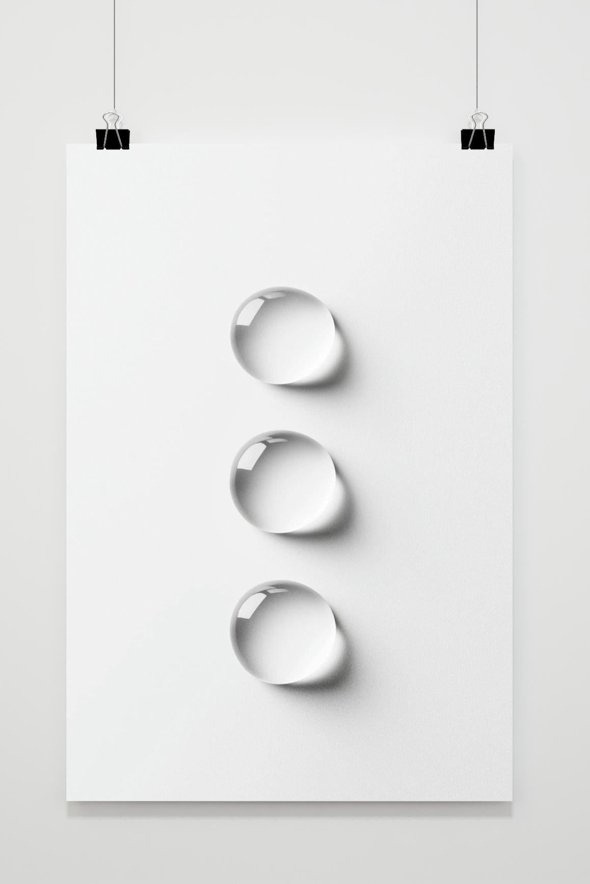 Affiche Gouttes d'eau de 25 Artstreet