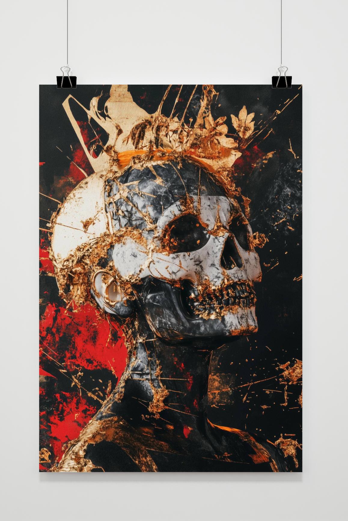 Affiche Crâne de 25 Artstreet