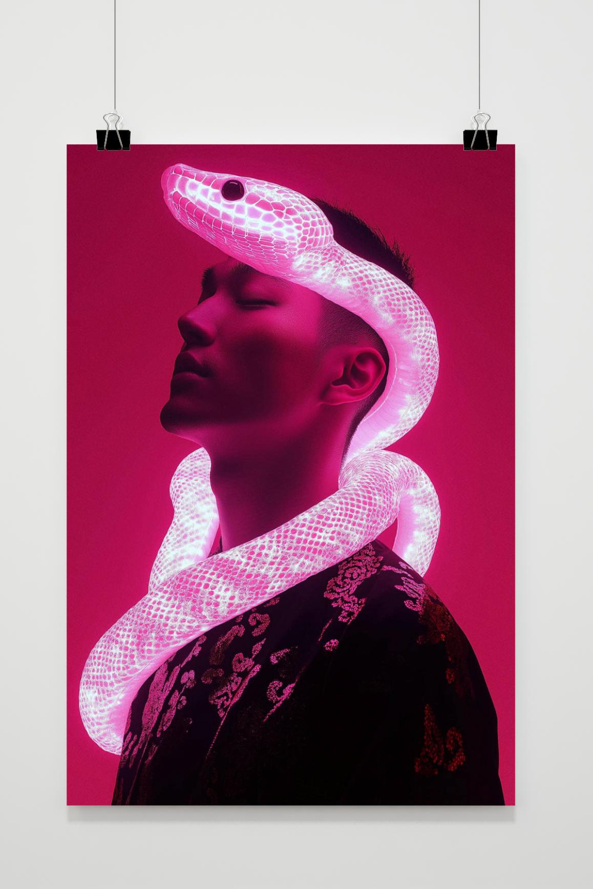 Póster Hombre Serpiente de 25 Artstreet