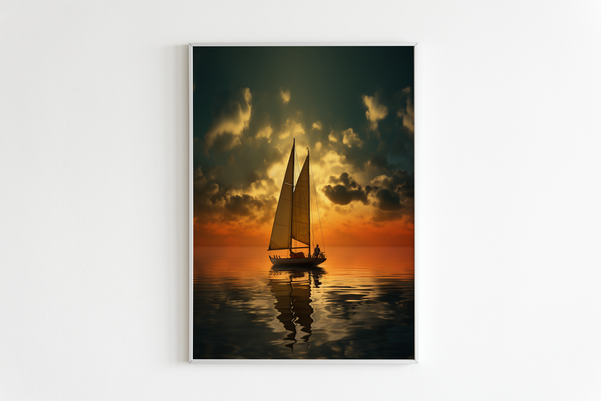 Voilier au Soleil dans un intérieur