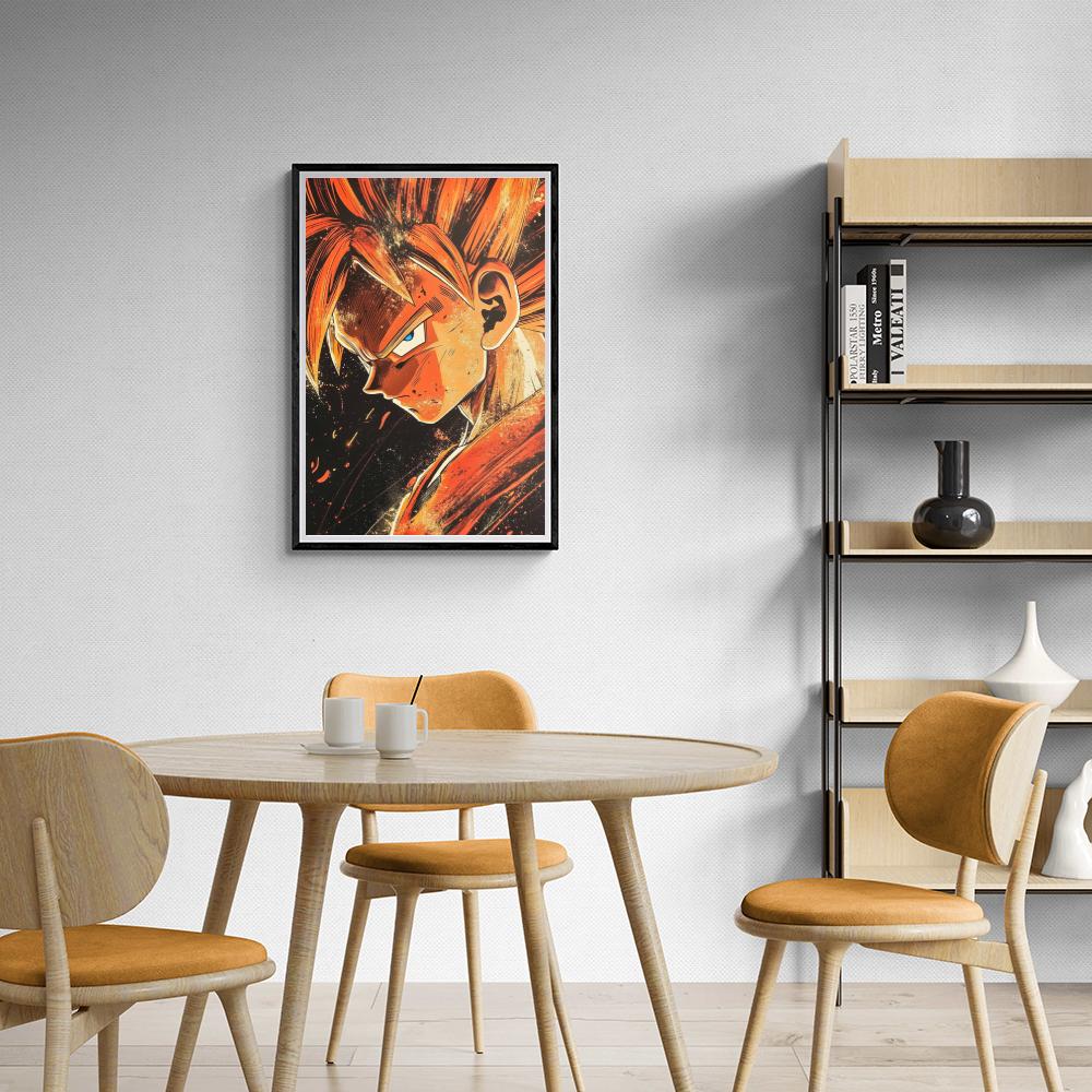 Goku Dragon Ball dans un intérieur