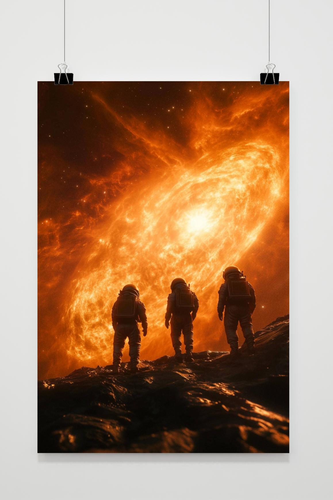 Affiche Astronautes de 25 Artstreet