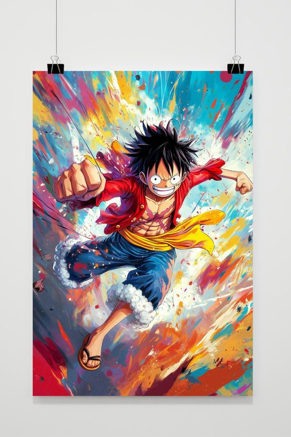 Luffy One Piece poster