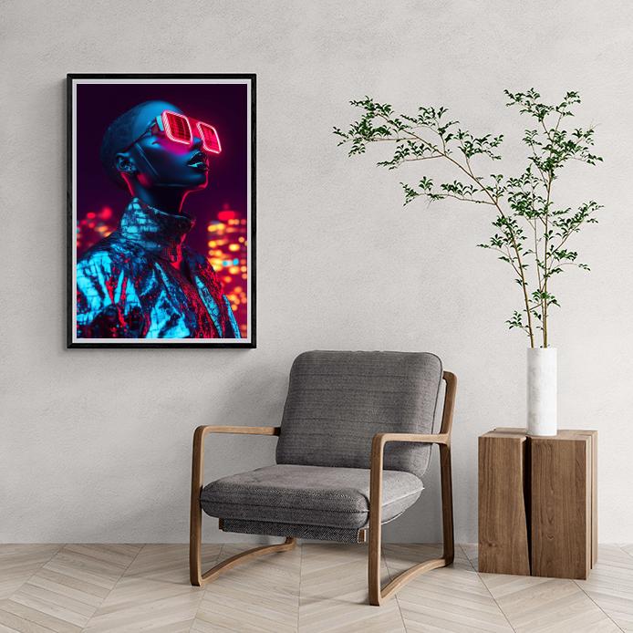 Mode Futuriste dans un intérieur