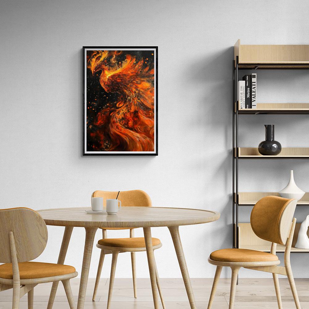 Phénix dans un intérieur