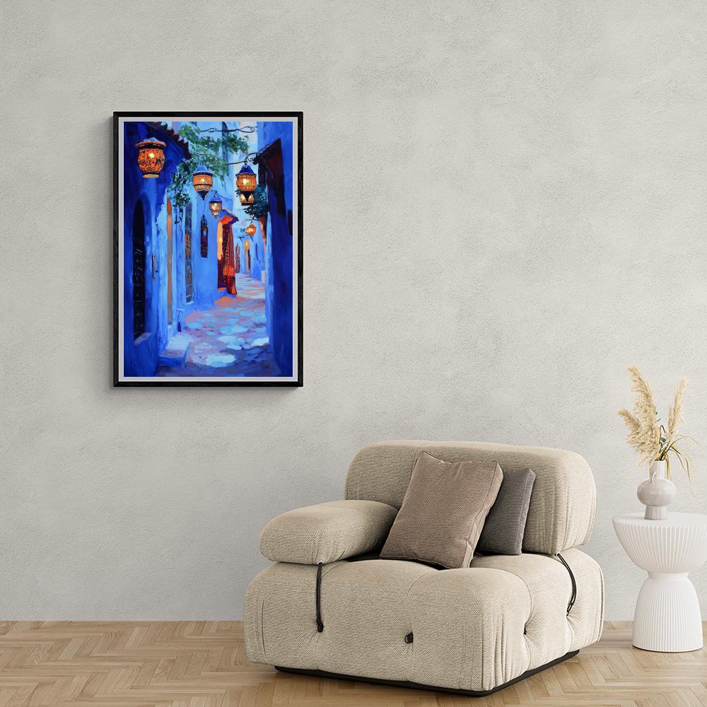 Chefchaouen dans un intérieur