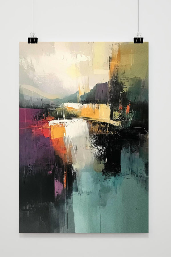 Abstract Aquarel poster