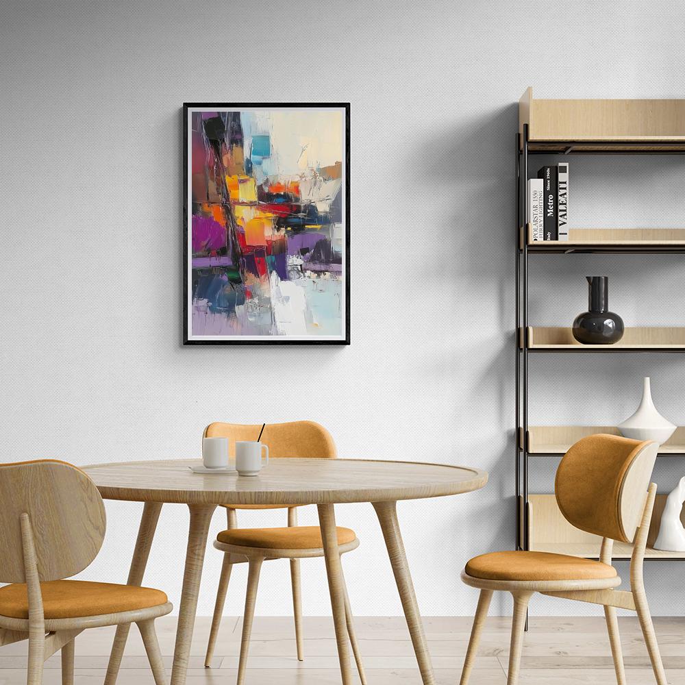Aquarelle Abstrait dans un intérieur