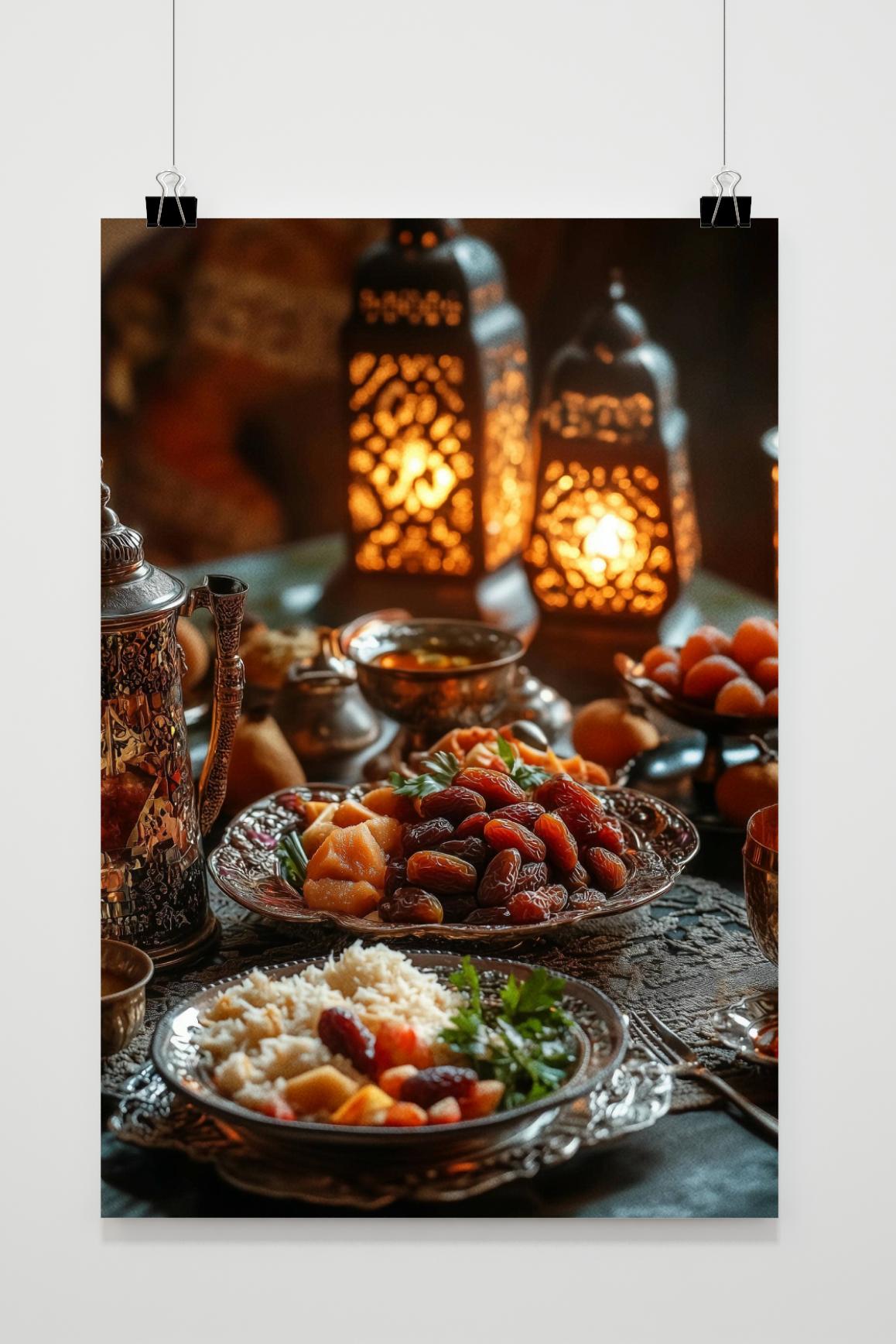 Affiche Ramadan Cuisine de 25 Artstreet