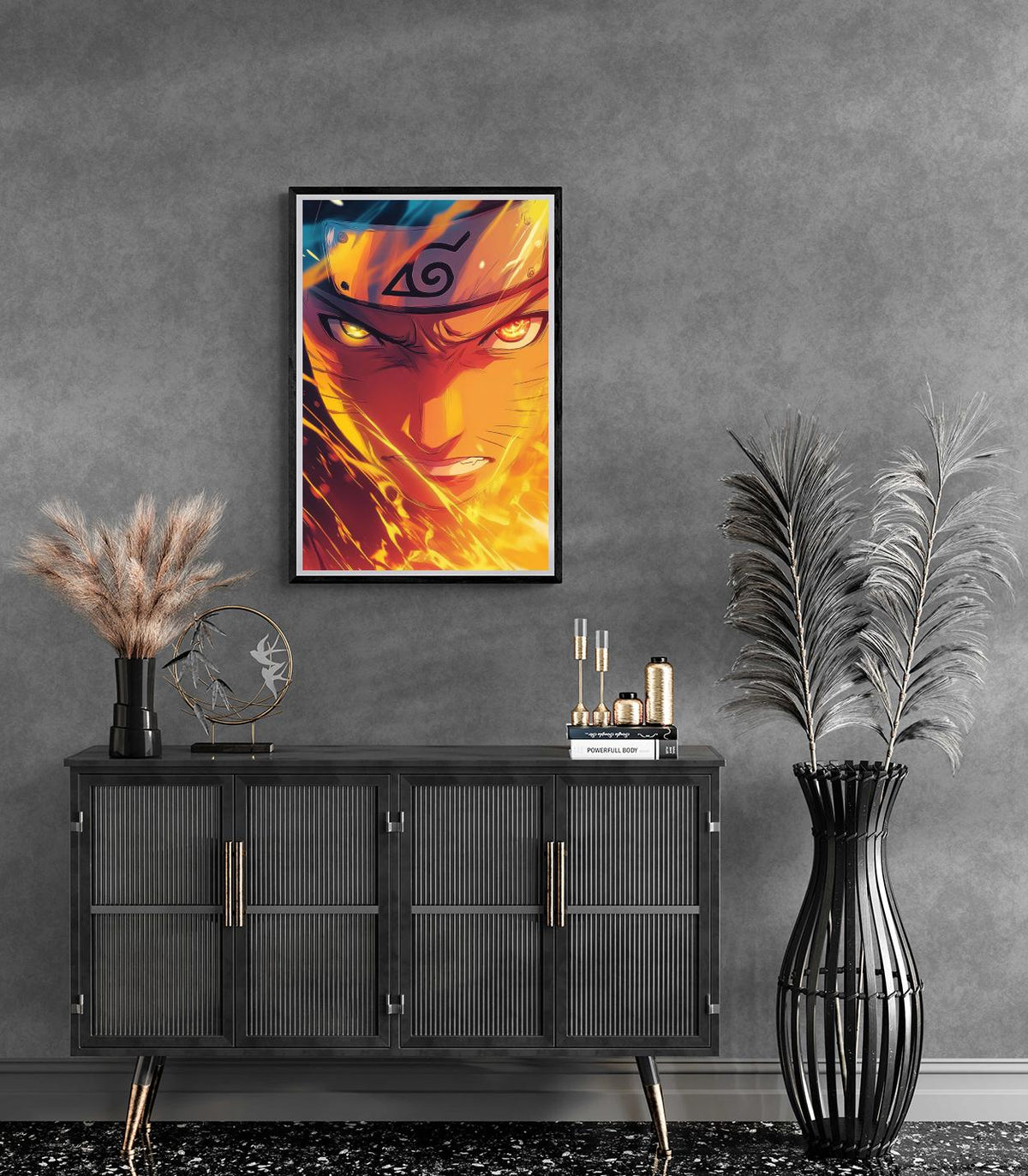 Naruto dans un intérieur