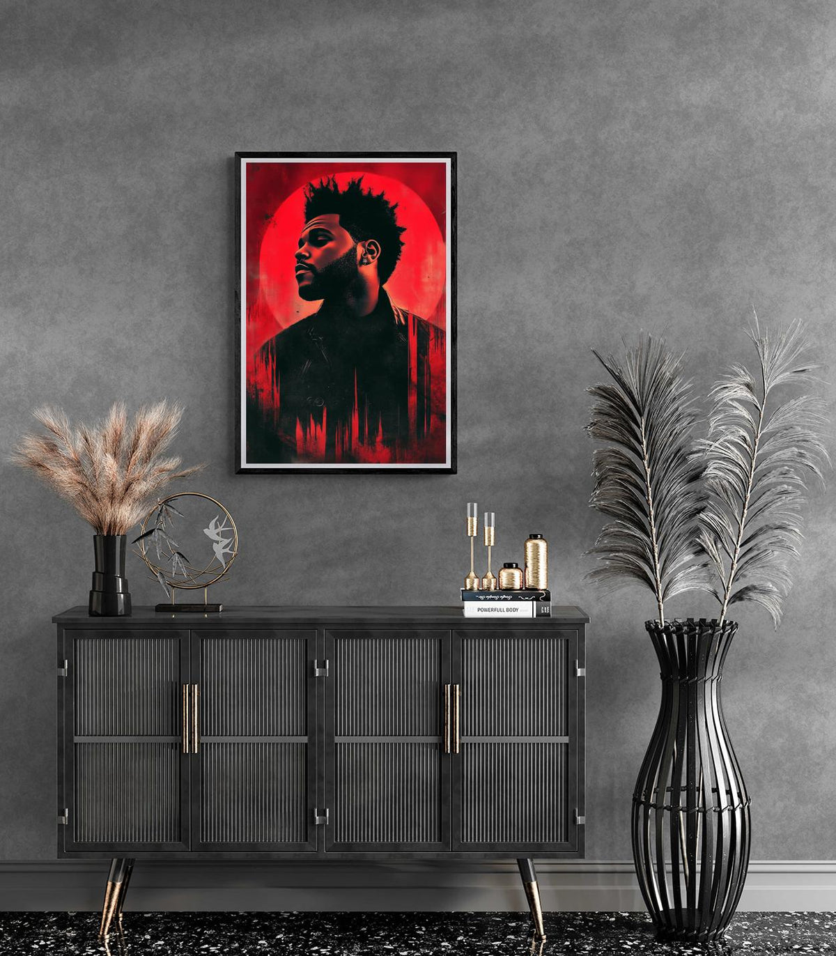 The Weeknd dans un intérieur