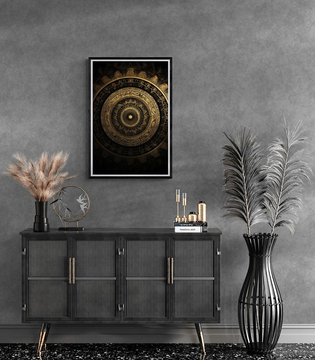 Mandala dans un intérieur