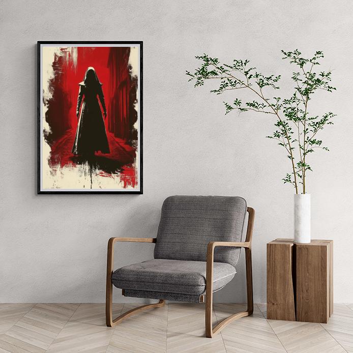Non Gothic dans un intérieur