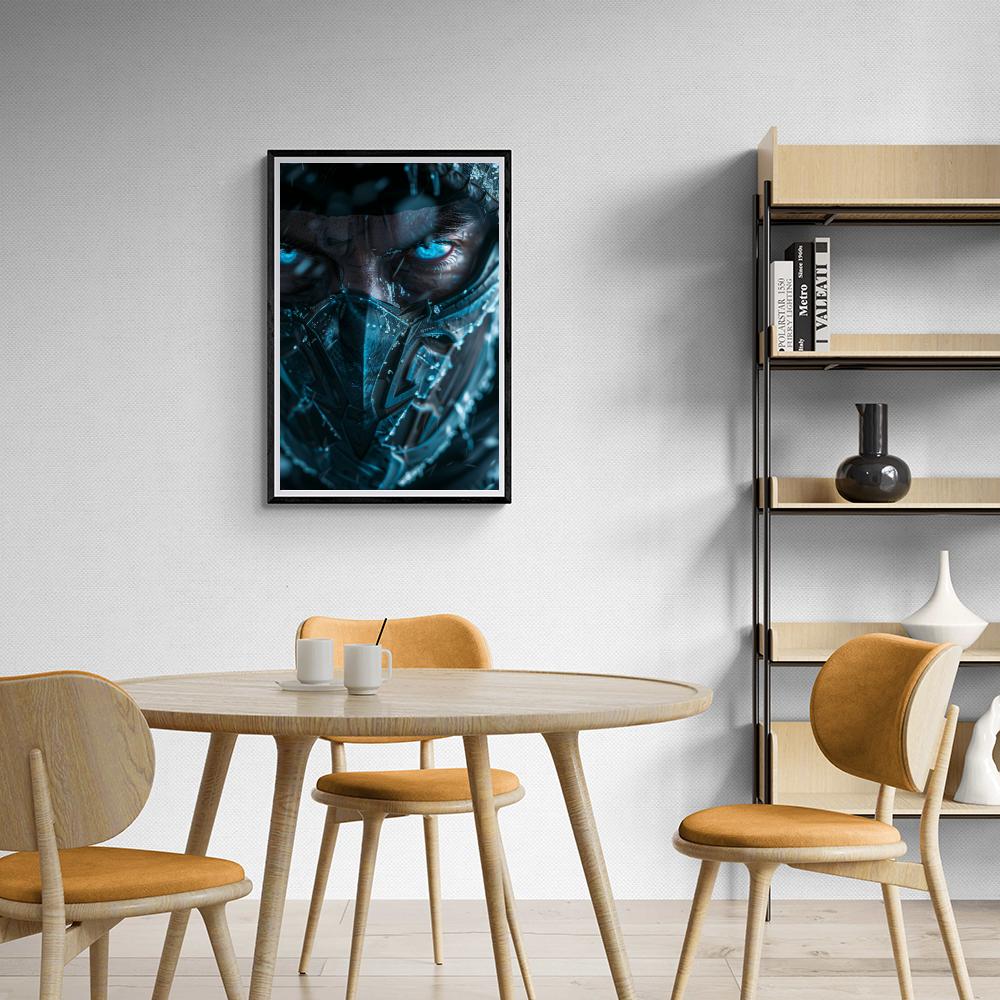 Sub-Zero Mortal Kombat dans un intérieur