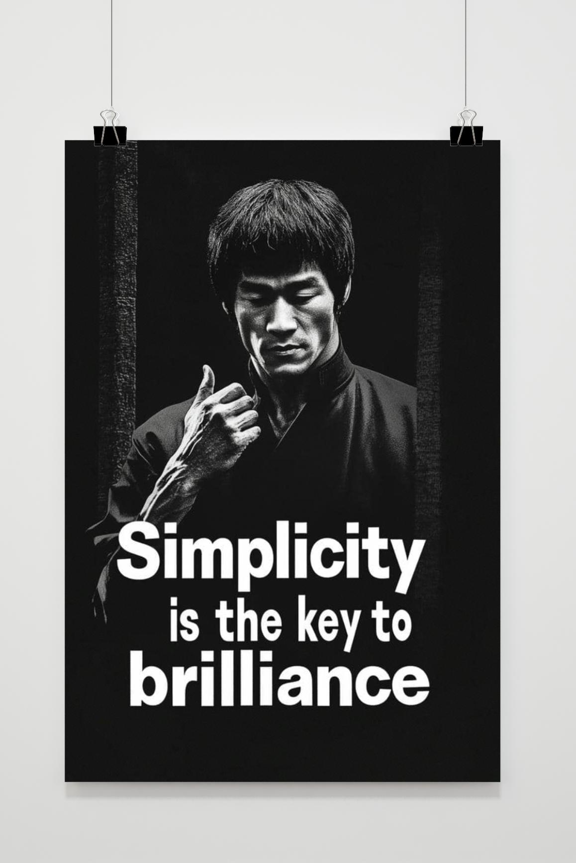 Affiche Simplicity de 25 Artstreet