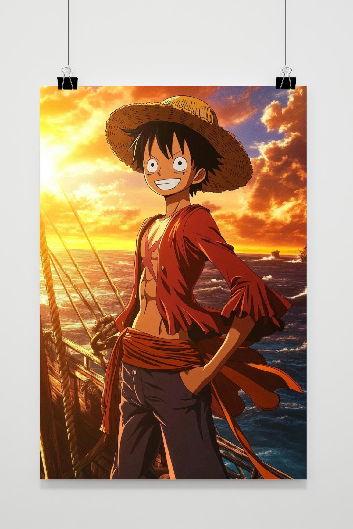 Póster Monkey D. Luffy One Piece de 25 Artstreet