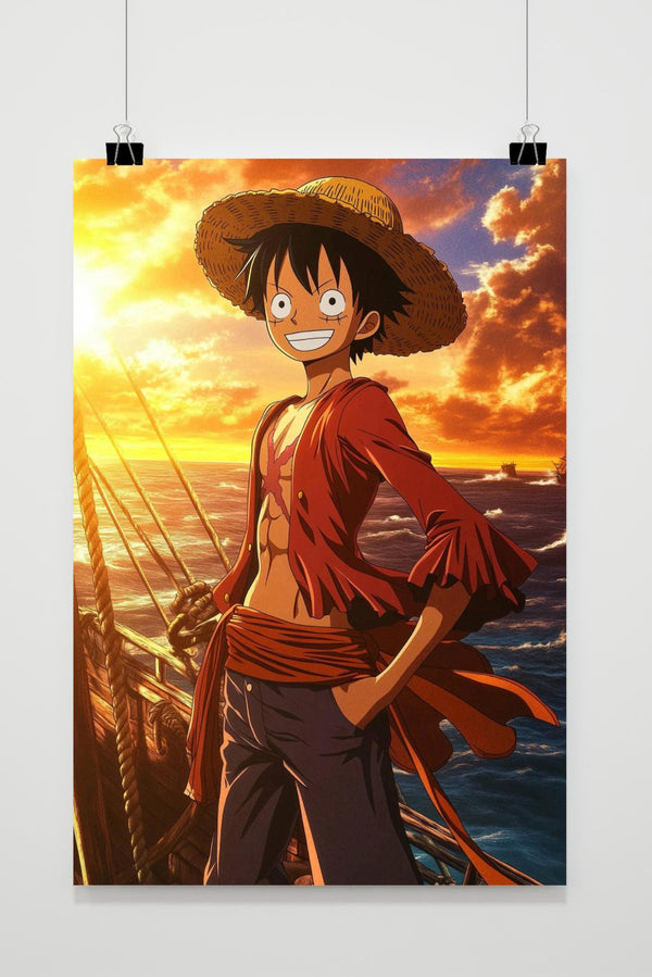 Monkey D. Luffy One Piece poster
