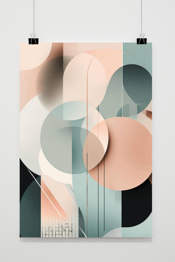 Cirkels Minimalistisch Poster