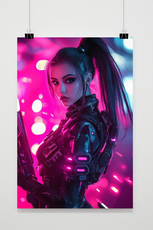 Póster Mujer Sci-Fi