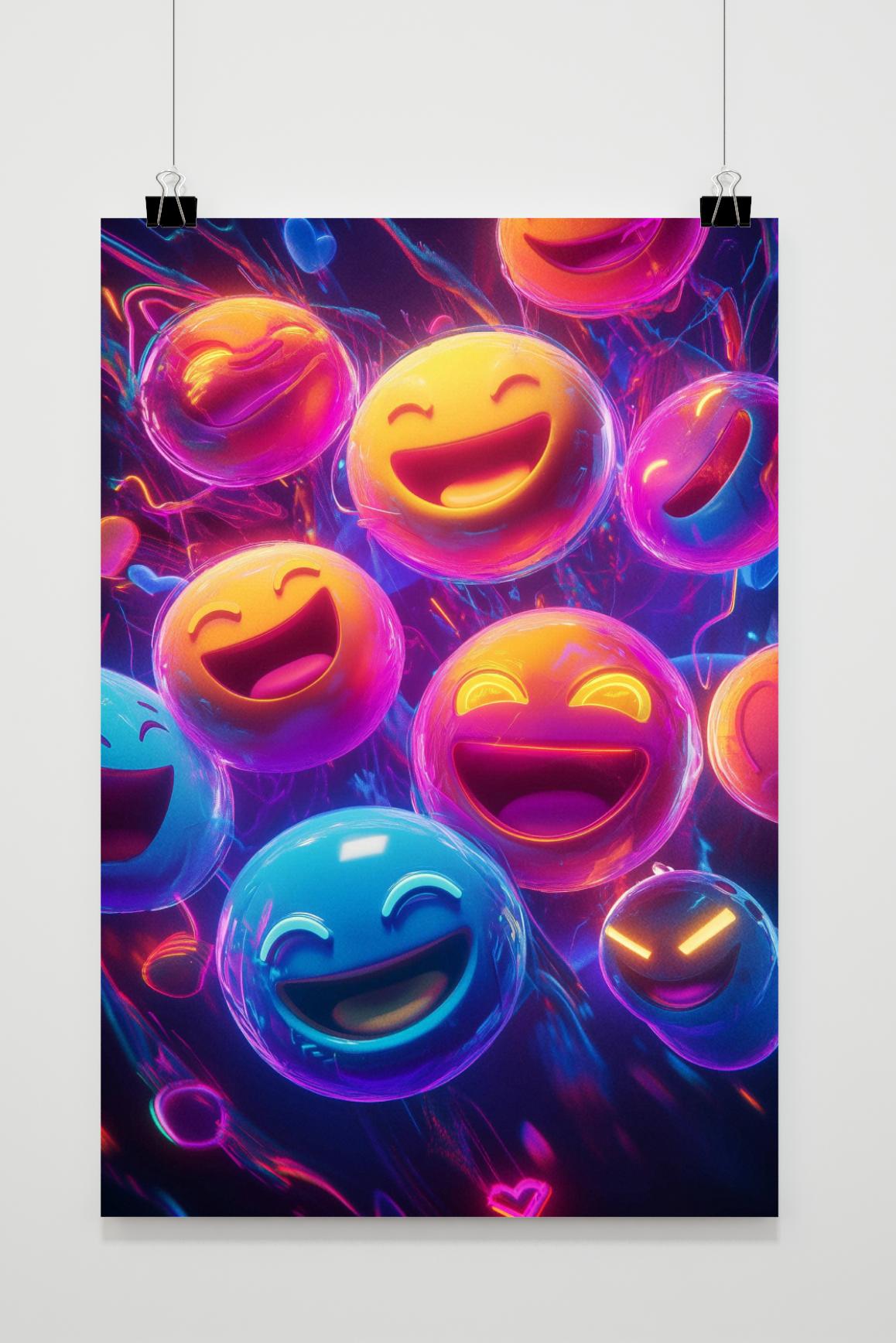Póster Emojis de 25 Artstreet