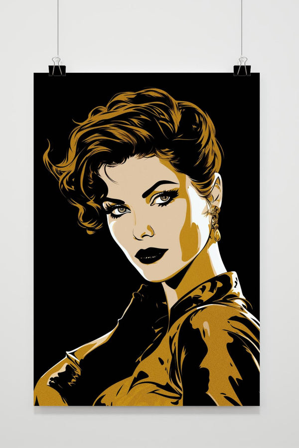 Frau Gold Poster