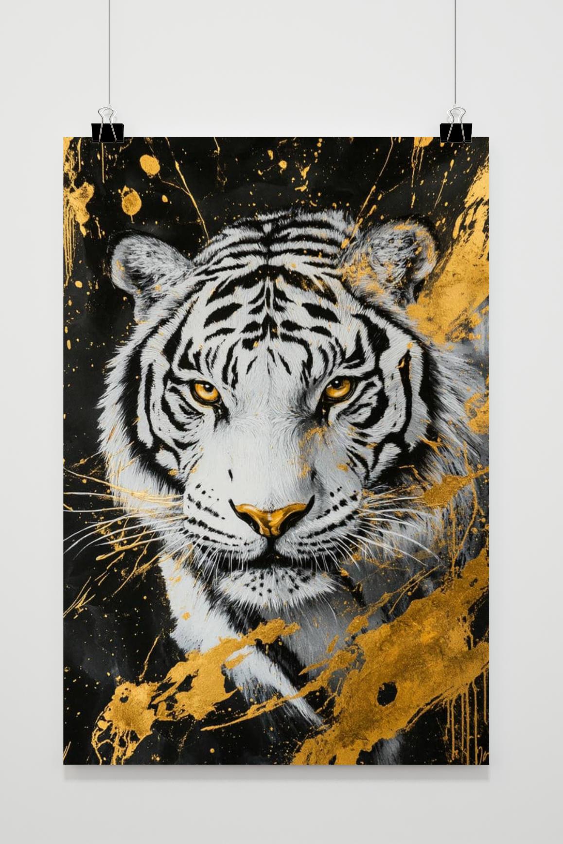 Affiche Portrait de Tigre de 25 Artstreet