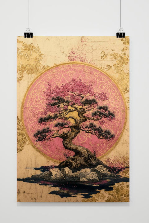 Affiche Bonsai Mandala