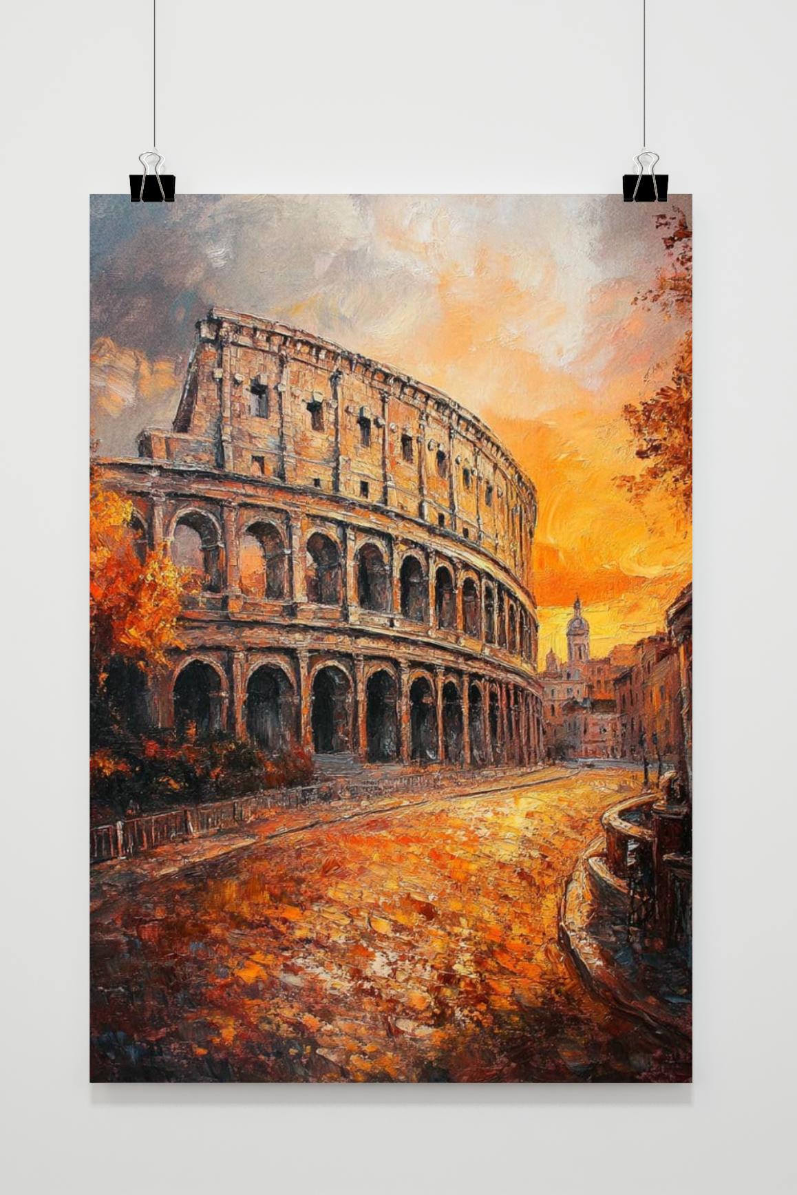 Affiche Colisée Rome de 25 Artstreet