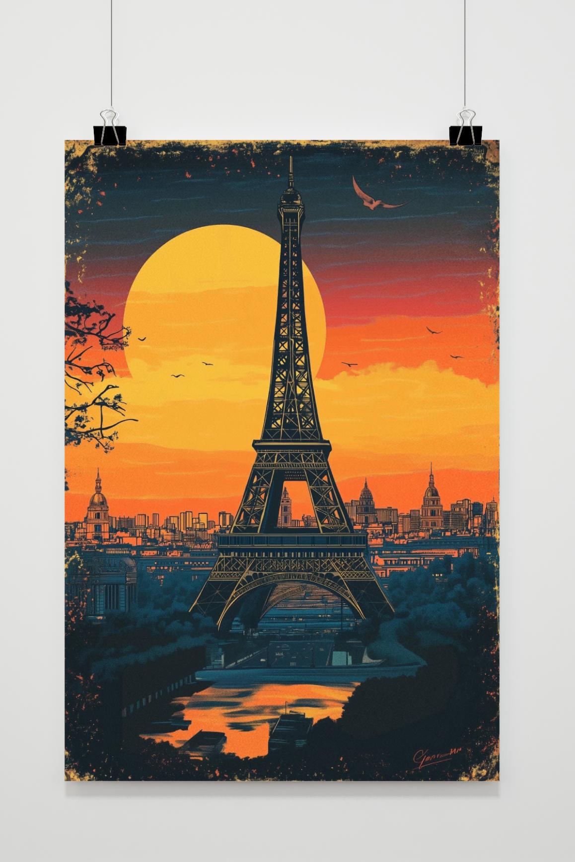 Affiche Paris de 25 Artstreet