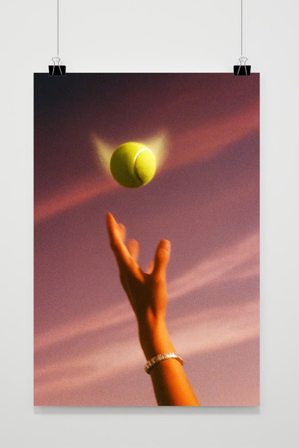 Tennis Ball Serve poster