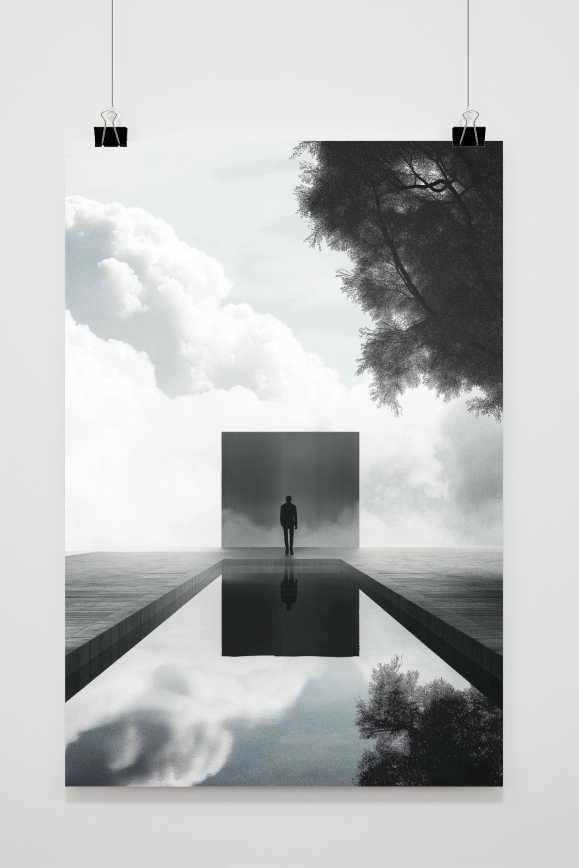 Affiche Man Portal de 25 Artstreet
