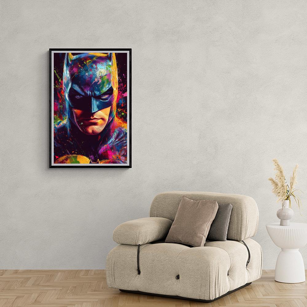 Batman dans un intérieur