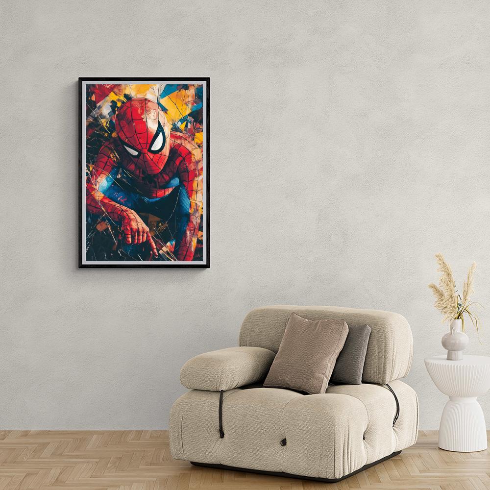 Spiderman dans un intérieur