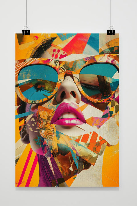 Vrouw Collage poster