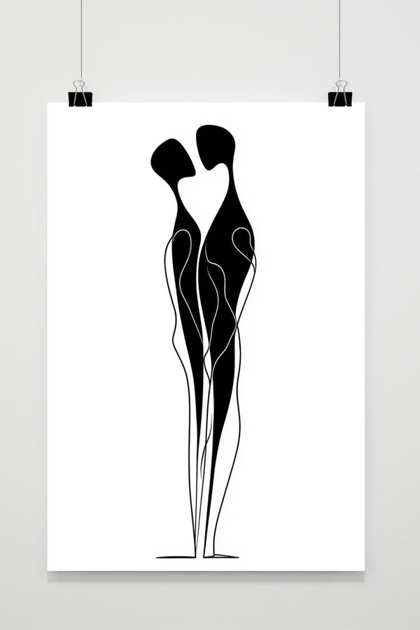 Koppel Lijnkunst poster