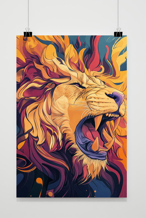 Löwe Poster
