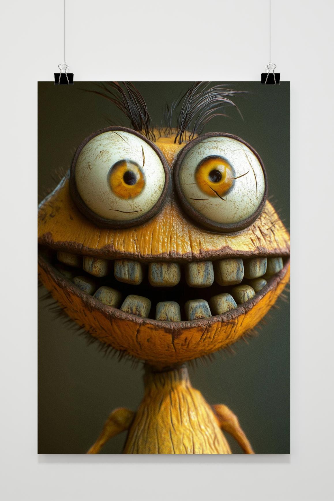 Affiche Monstre Cartoon de 25 Artstreet