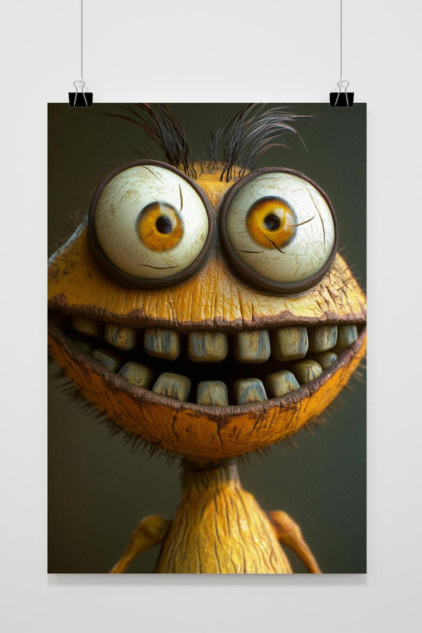 Affiche Monstre Cartoon