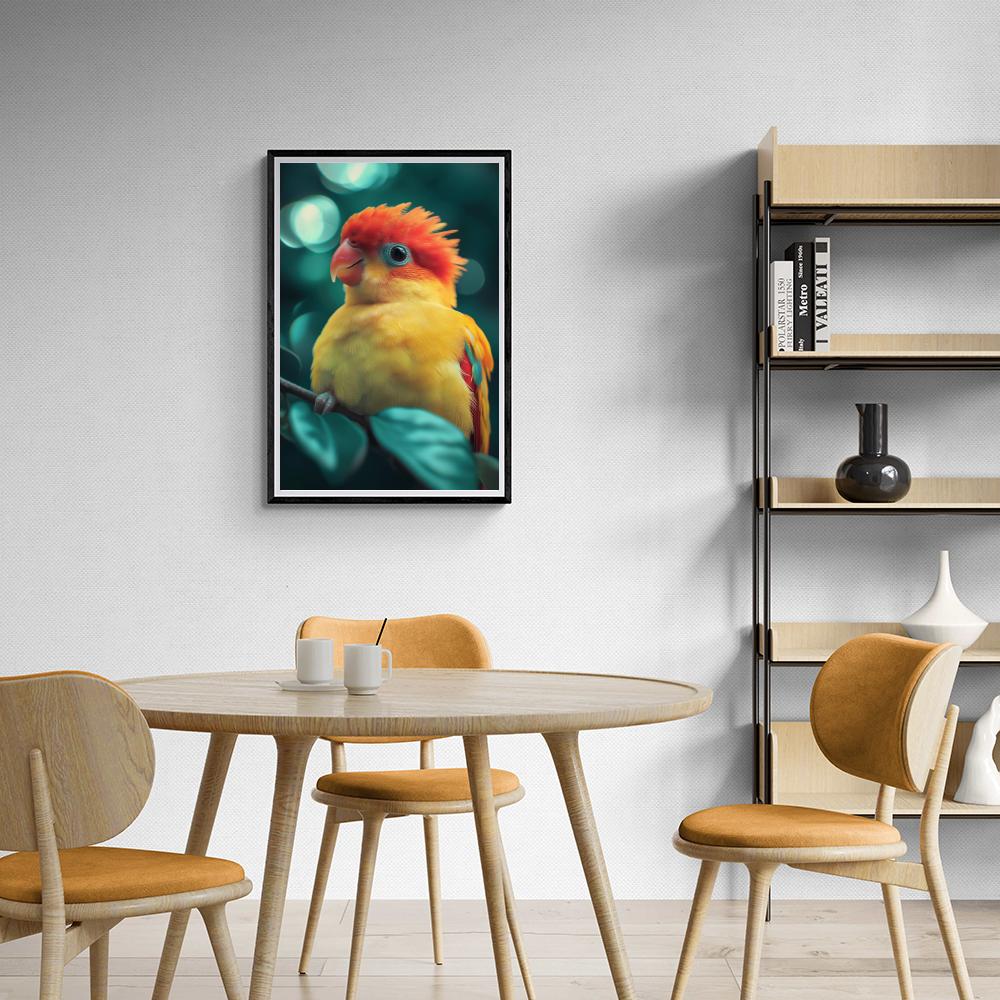 Lovebird dans un intérieur