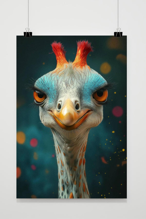 Ostrich poster