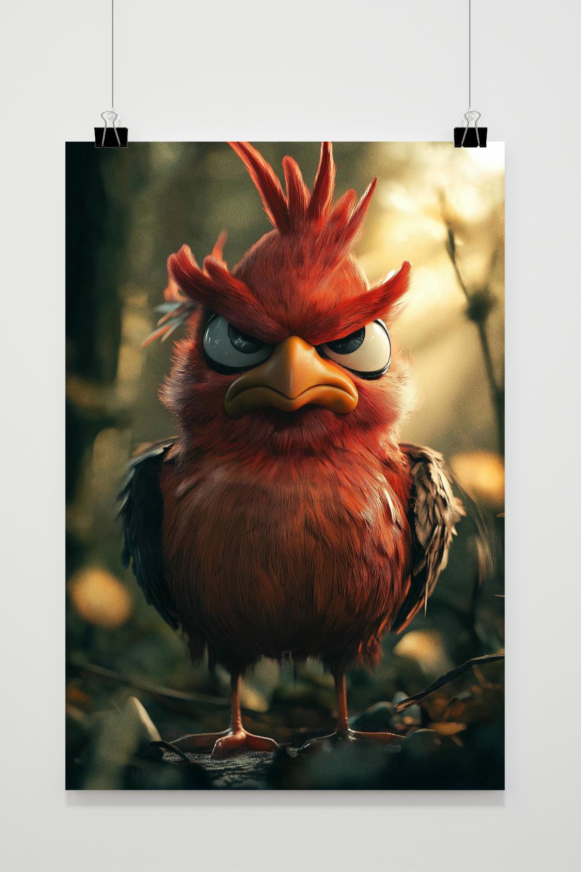 Affiche Oiseau Cartoon de 25 Artstreet