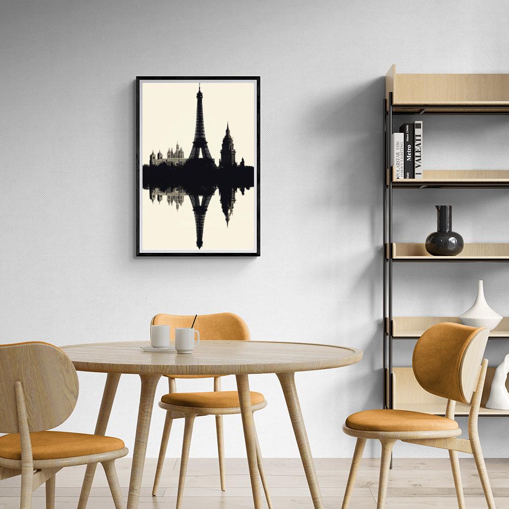 Reflets de Monuments dans un intérieur