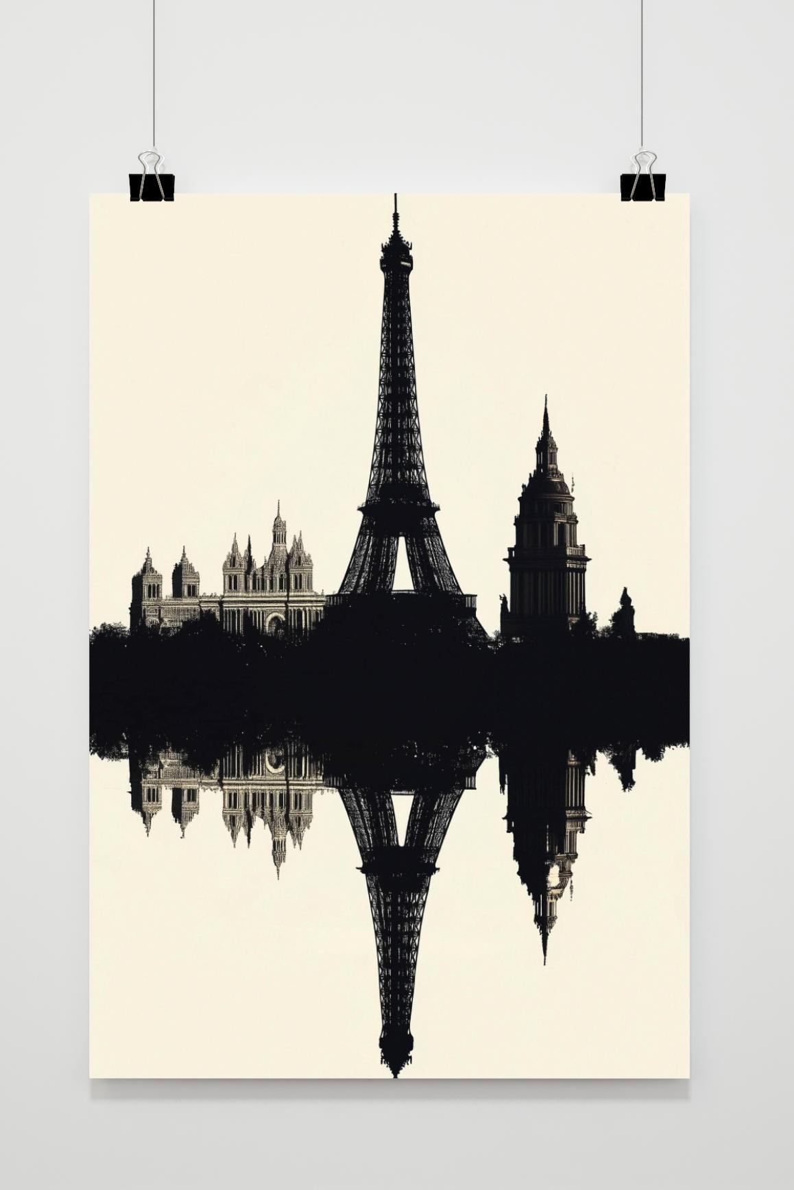 Affiche Reflets de Monuments de 25 Artstreet