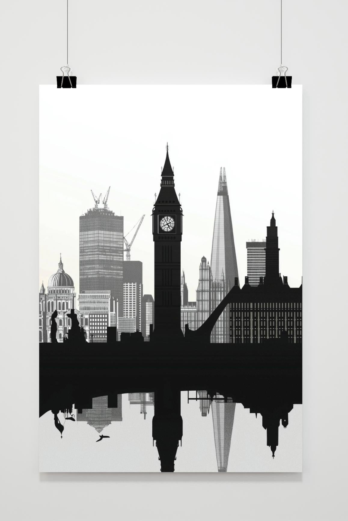 Affiche Monuments Noir et Blanc de 25 Artstreet