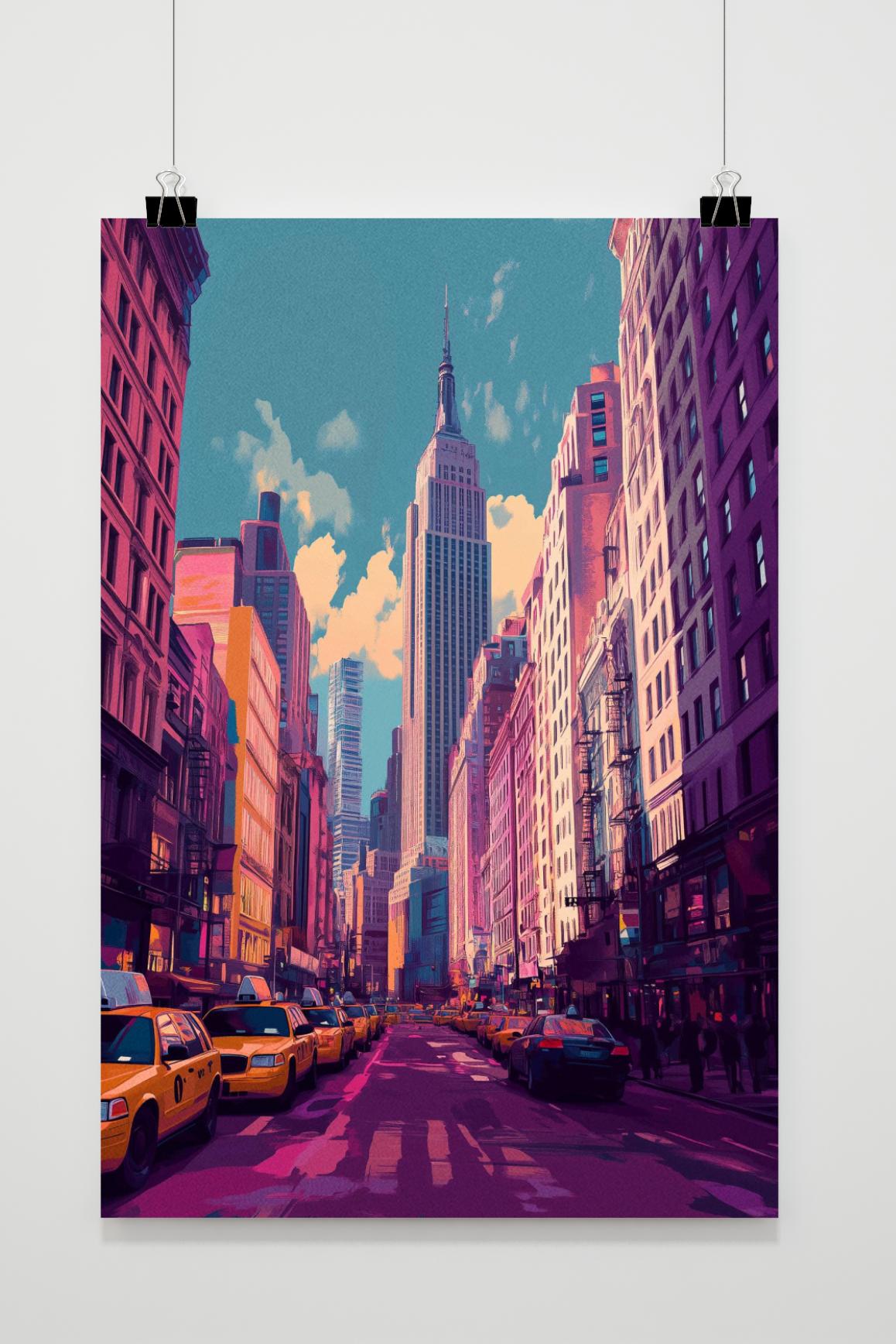 Póster New York City de 25 Artstreet