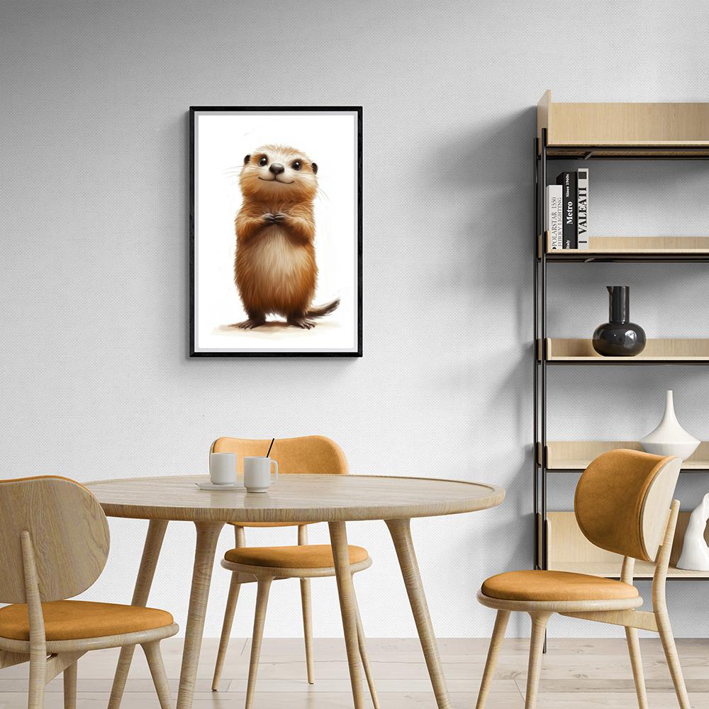 Loutre Mignonne dans un intérieur