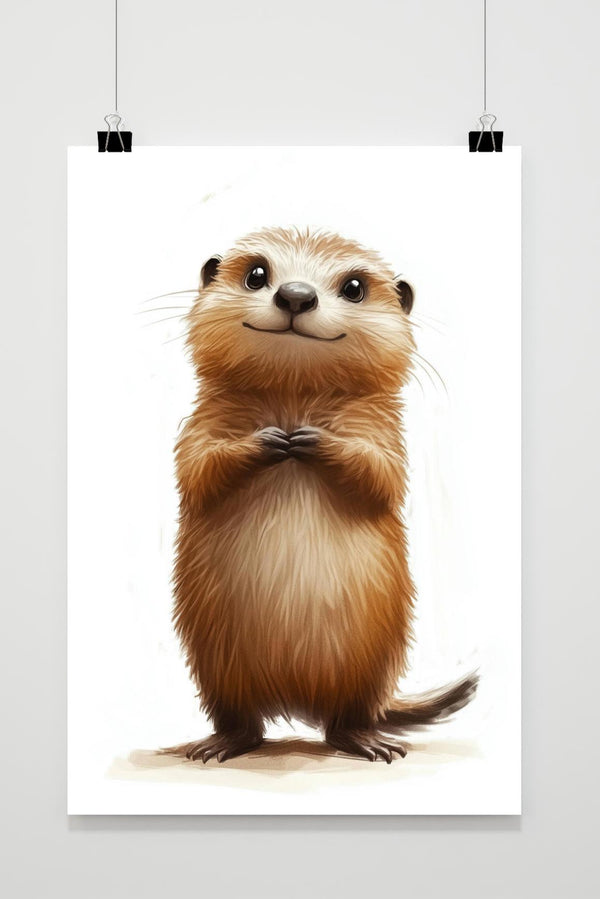 Cute Otter poster